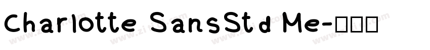 CharIotte SansStd Me字体转换